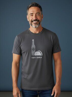 Life Is Good Charcoal 'Keep It Simple' Graphic Tee